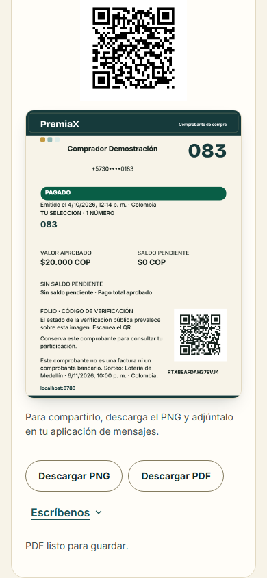 Pantalla del vendedor (claro, 390x844) — toca para ampliar
